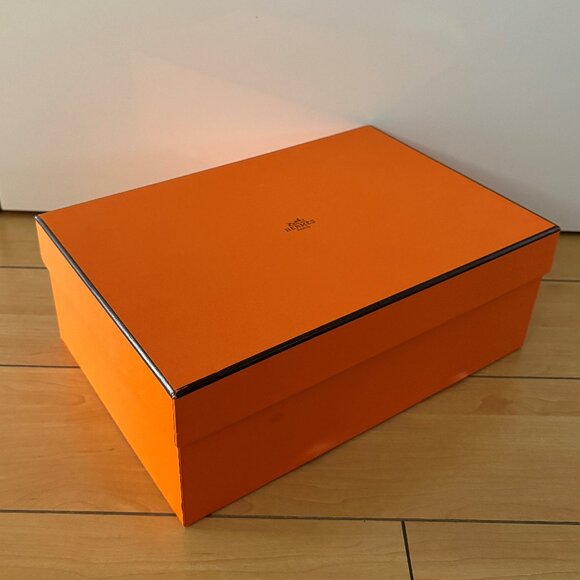 Hermes empty shoe box with ribbon - Picture 4 of 10